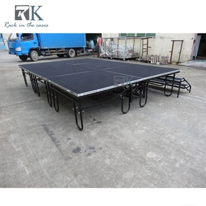 4ft * 8FT เวทีปรับความสูงได้สำหรับงานกิจกรรมติดตั้งอย่างรวดเร็วเวทีพับ - Product Image 2