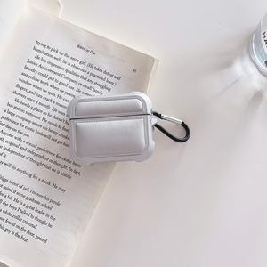 Leyi Logo personnalisé <span class=keywords><strong>marque</strong></span> doudoune écouteur couverture l'étui Puffer pour Apple Iphone <span class=keywords><strong>Airpods</strong></span> 3 Pro 1 <span class=keywords><strong>2</strong></span> support de boîtier de protection - Product Image 3