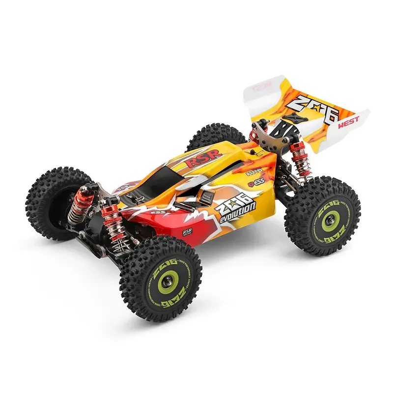 Brushless WLtoys 144010 75KM/H 2.4G 4WD Off-Road Remote Control Rc Car For Adults With High Speed Off Road Electric Drift Toys
