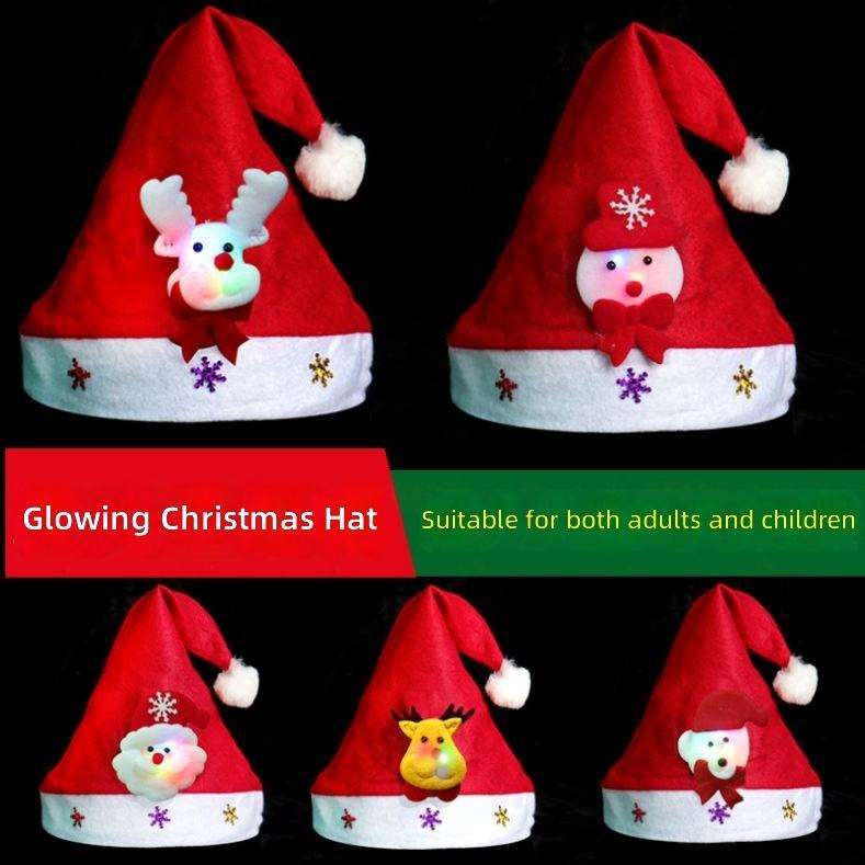 Chapeau de Noël lumineux