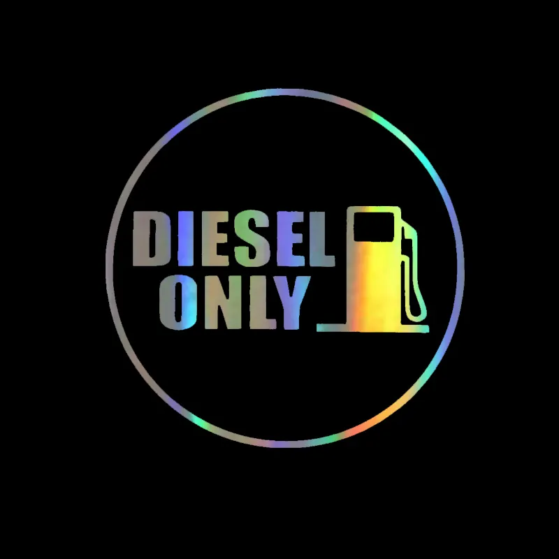 Auto Sticker Vinyl Diesel Alleen Diesel Brandstof Stickers En Decals Grappige 3D Stickers Op Auto Styling Creative Gereflecteerd