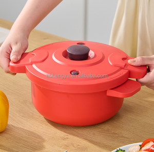 Vente chaude 2.3L En Plastique <span class=keywords><strong>Micro</strong></span>-ondes Viande <span class=keywords><strong>Riz</strong></span> Pâtes Légumes Vapeur Pot <span class=keywords><strong>Micro</strong></span>-ondes <span class=keywords><strong>Autocuiseur</strong></span> - Product Image 2