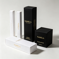 Boîte de parfum d'ambiance de luxe avec estampage à chaud, production en 72h, emballage cadeau en carton anti-écrasement, logo personnalisé