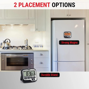 Minuteur de cuisine numérique noir mini, fabriqué en Chine - Product Image 3