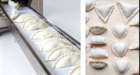 Machine commerciale à grande vitesse pour la fabrication de raviolis, moule antiadhésif pour empanadas et pierogi