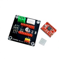 Controlador de Motor Paso a Paso A4988 con Disipador de Calor para Placas SKR V1.3 1.4 GTR V1.0 RAMPS 1.4 1.6 MKS GEN V1.4