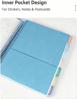 Cuaderno Espiral A4 con Hojas Sueltas y Diseño Floral, Tapa Dura, 100 Hojas, con Laminado UV/Impresión Digital, Personalizable, para Regalo