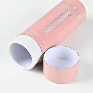 Customized eco-friend cosmetic packaging cylinder box, suitable for perfume,candle, facecream and beauty product - Product Image 1