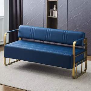 Salone d'oro mobili salone di bellezza barbiere negozio di <span class=keywords><strong>attesa</strong></span> sedia di alta qualità in <span class=keywords><strong>attesa</strong></span> <span class=keywords><strong>divano</strong></span> - Product Image 5