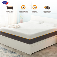 Meistverkaufte Moderne Hotel-Luxus Klappbett-Matratze Online Bestellbar Einzel- Kingsize Gel-Memory-Foam-Matratze