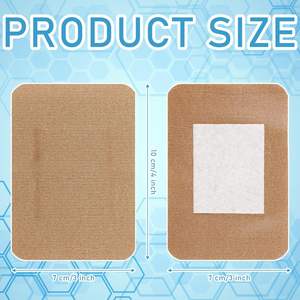 YOJO Pansement médical de grande taille 7x10cm, tissu élastique, flexible, sans latex, imperméable, respirant, de qualité médicale, certifié CE, pour le soin des plaies - Product Image 2