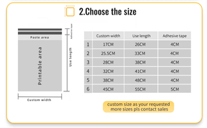 Buste per Spedizioni Ecologiche Personalizzate con Logo, Piccole Quantità, Nero e Oro, per Abbigliamento e Corrieri - Product Image 6