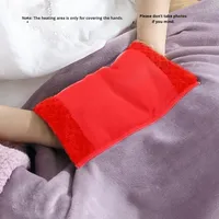 Couverture chauffante électrique portable en tricot pour l'hiver, à température constante, sécurisée, basse tension, pour le bureau, le sommeil, avec port USB