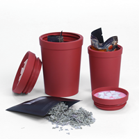 Nouvelle Tendance 2026 : Pot de Rangement pour Glaçons et Tasses à Café avec Logo Personnalisé Imprimé en 3D, Couvercle à Vis, OEM, Pot de 3,5G pour Bonbons, Herbes, Emballage Anti-Enfant