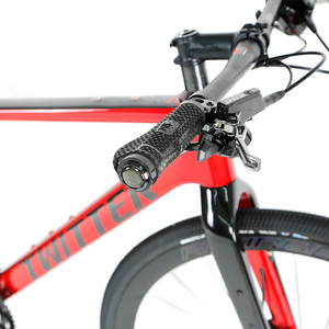 Vélo tout-terrain TWITTER 2023, vélo de gravier 700*38C, frein à disque hydraulique à montage plat, 12 vitesses, fibre de carbone - Product Image 3