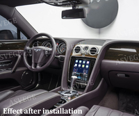Lecteur vidéo de navigation 4G CarPaly sans fil 9.7 pouces pour autoradio Android Bentley 2012-2019