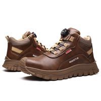 Chaussures de protection en cuir isolées à coupe basse, anti-écrasement, anti-perforation, résistantes à l'usure, légères et durables
