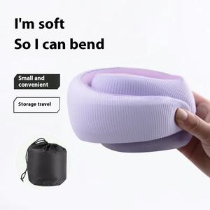 El Cuello pequeño de espuma viscoelástica alivia el dolor de cuello, almohada de soporte de cuello ajustable, soporte suave ajustable para cuello Cervical - Product Image 3