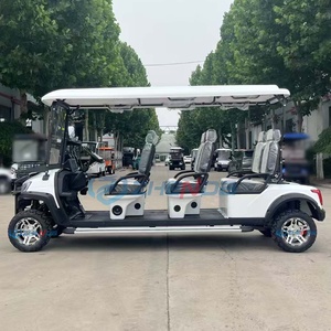 Carrito de Golf Eléctrico Blanco de 6 Plazas con Diseño Elegante, Batería de Litio, Homologado para Calle y Todoterreno, Precio de Fábrica, Personalizable - Product Image 4