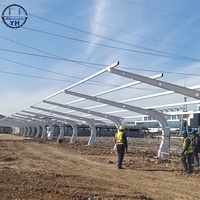 Systèmes de montage de panneaux solaires CE, systèmes de montage de carport solaire, structure en acier pour stationnement solaire, abri de garage pour carport solaire