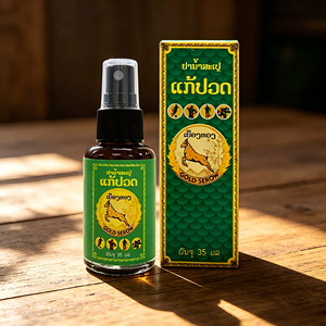 Spray analgésique Gold Serow, spray à base de plantes à pénétration profonde, soulage les douleurs aux épaules, au cou et au dos - Product Image 2