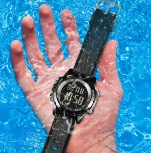 OEM özel Mingrui 8106GH hediye spor kol saati su geçirmez elektronik dayanıklı iş takvimleri erkekler için dijital saatler