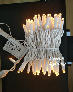 Outdoor Weihnachts dekorationen 220V 10m 100L Rgb Led Gummi draht Hochzeit Fee Lichterketten - Product Image 4