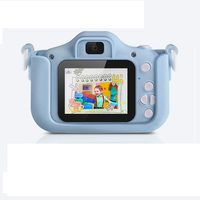Caméra Selfie pour enfants, à double objectif, 1080 FHD, étanche, avec jolie coque en Silicone, bon marché