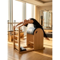 Máquina de Pilates Ladder Barrel de Madera de Roble Comercial de Alta Resistencia para Fortalecimiento del Core, para Suministro a Gimnasios y Venta al por Mayor para Estudios