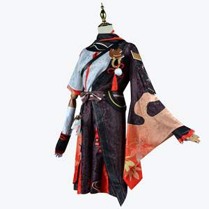 Costume de cosplay <span class=keywords><strong>Genshin</strong></span> <span class=keywords><strong>Impact</strong></span> Kaedehara <span class=keywords><strong>Kazuha</strong></span>, costume de carnaval d'Halloween, costume d'homme, jeu d'anime, perruque de fête - Product Image 1