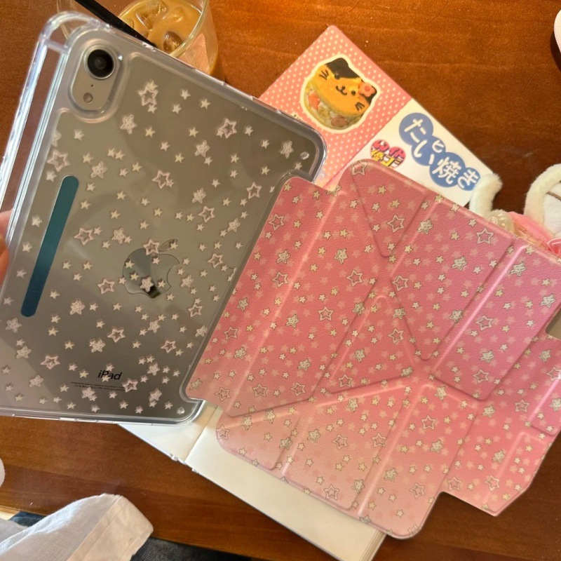 Adesivi con fibbia a stelle sfumate rosa-mini6/7(8.3 pollici)