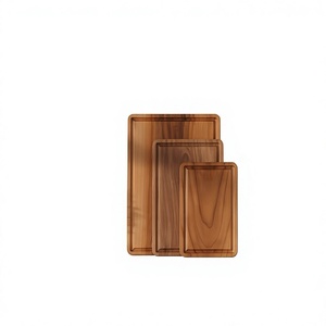Tabla de Cortar Rectangular de Madera Sostenible de Primera Calidad, Tabla de Cortar con Diseño de Tablero de Ajedrez, Apta para Lavavajillas, para Preparación de Alimentos en la Cocina - Product Image 5