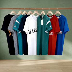 T-shirt décontracté surdimensionné pour homme, 230g, 2XL-4XL, 100% coton, grande taille, manches courtes, coupe ample - Product Image 3
