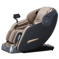 Fauteuil de massage corporel complet Zhouqi Advanced Zhouqi avec mécanisme 3D, zéro gravité, audio Bluetooth Hi-Fi et technologie IA