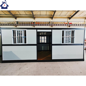 Maison d'habitation en conteneur préfabriquée de 20 pieds et 40 pieds Petites maisons pliantes modulaires de bureau pliable - Product Image 2