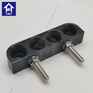 Organisateur de pont en <span class=keywords><strong>aluminium</strong></span> <span class=keywords><strong>anodisé</strong></span> personnalisé 6061 Anneaux de chaumard en acier inoxydable usinés CNC pour pont de yacht à voile - Product Image 5