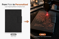 Étui de tablette en PU personnalisable au laser, directement de l'usine, pour Onyx Boox Note Air 5 C 10.3 2025, avec rabat magnétique fin et boucle pour stylet