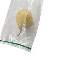 Sac en plastique de qualité alimentaire personnalisé avec fermeture centrale et soufflet latéral avec votre propre logo pour les produits de boulangerie pour l'emballage des sucettes