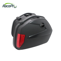 Racepro Sacoches latérales universelles pour moto, sacoches de réservoir, sacoches arrière, sacoches rigides, sacoches de selle, sacoches de tourisme 35L