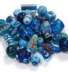 Perles en verre de Murano fantaisie (options de couleurs personnalisées) en boîte pour la fabrication de bijoux - Product Image 5