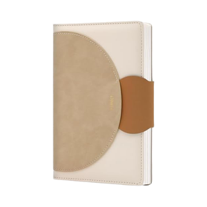 Của phụ nữ A5 bìa cứng 80gsm nâu da Tạp Chí kinh doanh làm việc Lưu ý học lấy máy tính xách tay nhiệt lá khóa 5.9 \ "Nhật ký - Product Image 1