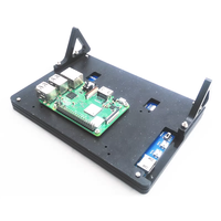 Estuche para pantalla LCD de 7 pulgadas, compatible con HDMI, VGA para componentes electrónicos Raspberry Pi sin LCD