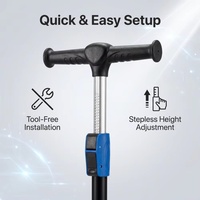 Nouvelle Trottinette Pliable pour Enfants 2026 avec Lumières LED, Trottinette Portable à 3 Roues pour Enfants, Idéale pour les Déplacements en Extérieur