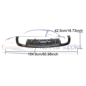 Difusor Trasero de Fibra de Carbono S5 de Primera Calidad para <span class=keywords><strong>A5</strong></span> <span class=keywords><strong>S</strong></span> <span class=keywords><strong>Line</strong></span> S5 Sportback 2D 4 Puertas 2017-2019 - Product Image 4