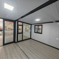 Casa Contenedor Económica de 20 pies, Expandible, Casa Pequeña de 2 o 3 Dormitorios, Casa Contenedor Prefabricada, Casas Móviles Hechas en China