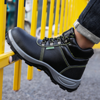 Chaussures de sécurité pour hommes résistantes à la chaleur, antidérapantes, robustes, avec semelle en TPU épaisse, pour le travail dans les ports, le chargement et le déchargement de marchandises