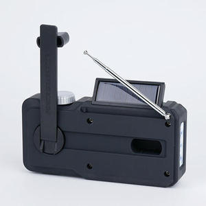 10000mAh Solar Hand-Crank Emergency Radio, IPX3 Waterproof AM/FM/SW Receiver with SOS & Compass for Outdoor - Product Image 3