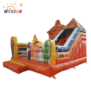 Winsun บ้านเด้งเป่าลมกึ่งปิดล้อมพร้อมสไลด์สำหรับสนามเด็กเล่นสนุกและงานเลี้ยง - Product Image 2