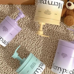 Merrynewon Aluminium Cosmetic Can with Sprayer Hand Cream Packaging Empty Round Cans - Product Image 1