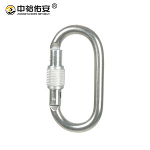 Mosquetón Ovalado de Acero 30KN con Bloqueo Automático para Escalada en Roca - Product Image 4